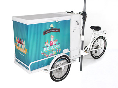Bicycle on sale freezer cart