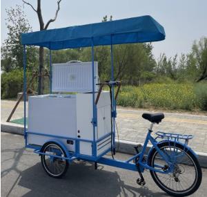 Summer delivery of fresh food, ice cream tricycle for fast delivery of fresh food e-commerce to help