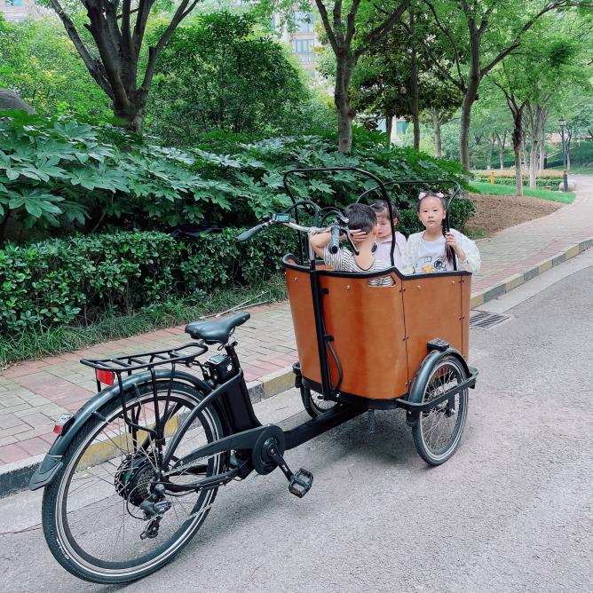 A Look into the Future of Family Mobility with the Four-Child Cargo Bike