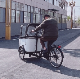 Electric Cargo Bikes Gain Popularity Among Families for School Commutes